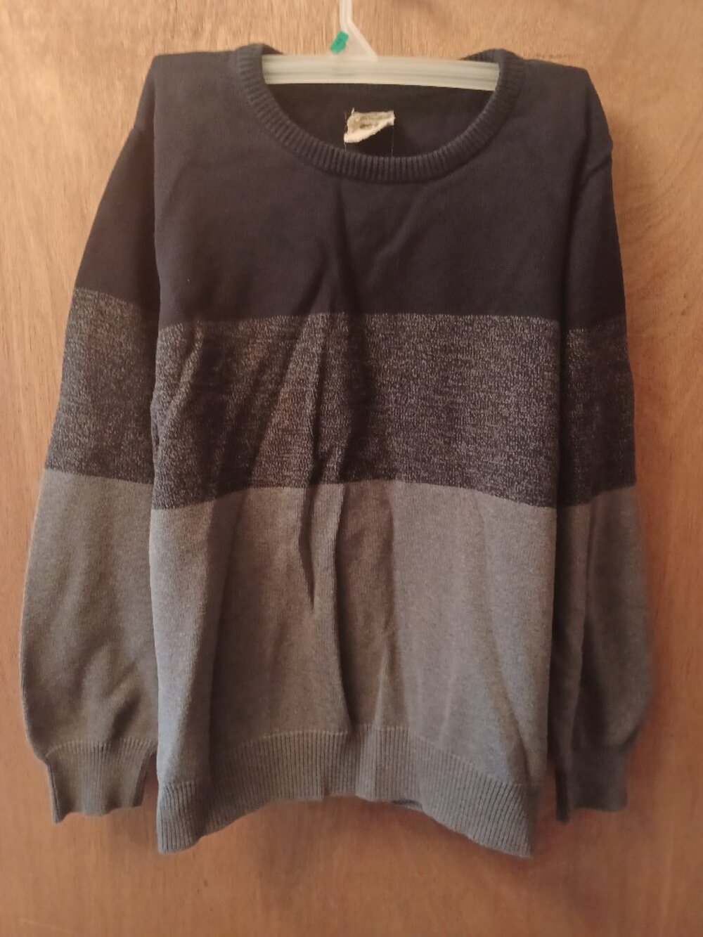 Haggar Sweater Mem's  Black, Dark Gray, Light Gray